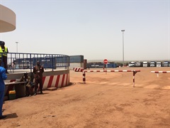 Entrée du parking